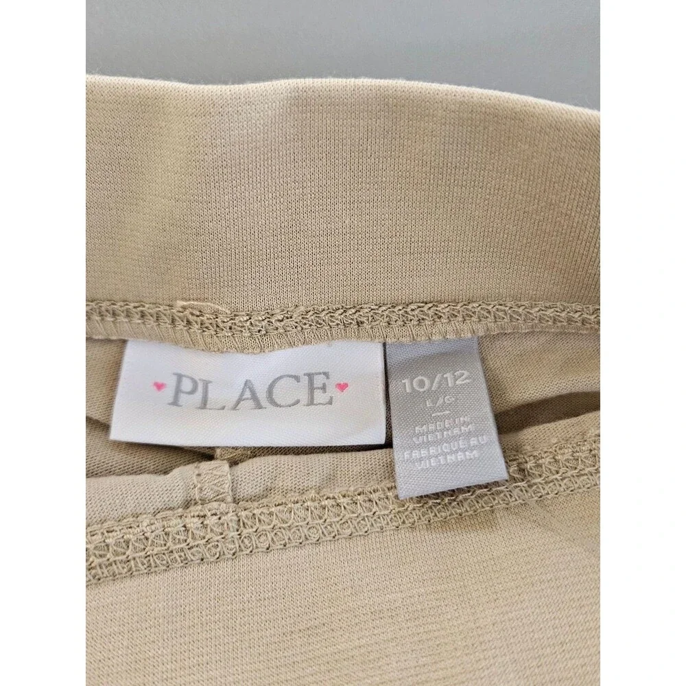 The Children's Place Light Cream Skort - Girls' Flared Design